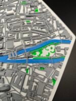 Personalisierte 3D Landkarte Hexagon - Einzigartige Wanddekoration – Bild 3