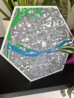 Landkarte Wanddekoration