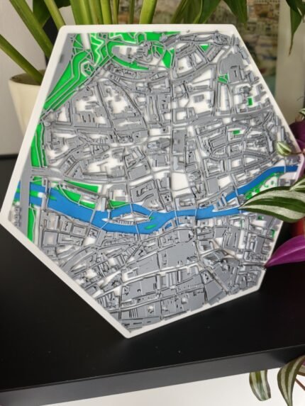 Landkarte Wanddekoration