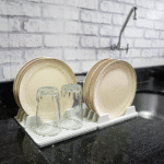 Modulares Abtropfgestell für 6 Teller