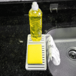 Smarter Spülbecken-Organizer mit 3 Ablagezonen & Lappenhalter