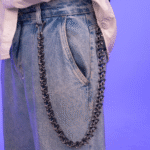 Bio Connection Chains - Schwarze Drachenzahn-Design Hosenkette