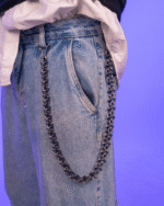 Bio Connection Chains - Schwarze Drachenzahn-Design Hosenkette