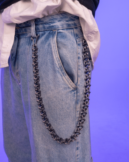 Bio Connection Chains - Schwarze Drachenzahn-Design Hosenkette